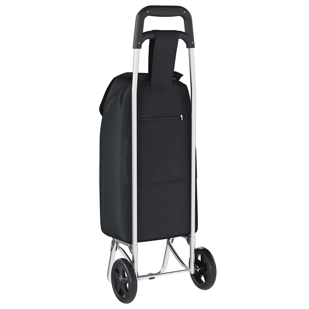 Shopping Trolley Folding Black 35 x 28 x 92 cm Oxford fabric