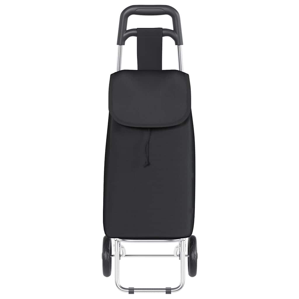 Shopping Trolley Folding Black 35 x 28 x 92 cm Oxford fabric