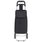 Shopping Trolley Folding Black 35 x 28 x 92 cm Oxford fabric