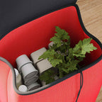 Shopping Trolley Folding Red 35 x 28 x 92 cm Oxford fabric