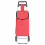 Shopping Trolley Folding Red 35 x 28 x 92 cm Oxford fabric