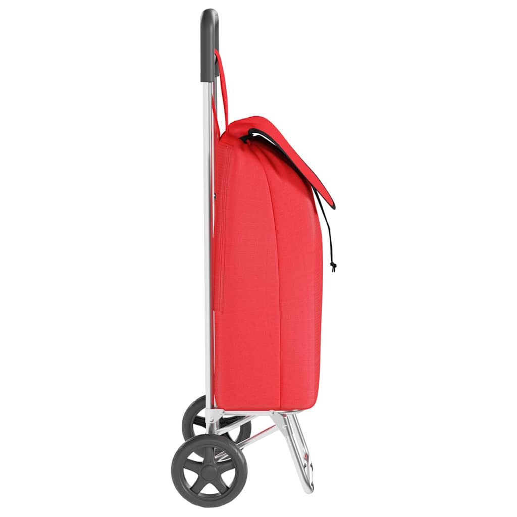 Shopping Trolley Folding Red 35 x 28 x 92 cm Oxford fabric