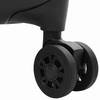 Suitcase Folding with Lock Black 34 x 23 x 55.5 cm ABS Plastic