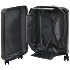 Suitcase Folding with Lock Black 34 x 23 x 55.5 cm ABS Plastic