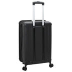 Suitcase Folding with Lock Black 34 x 23 x 55.5 cm ABS Plastic