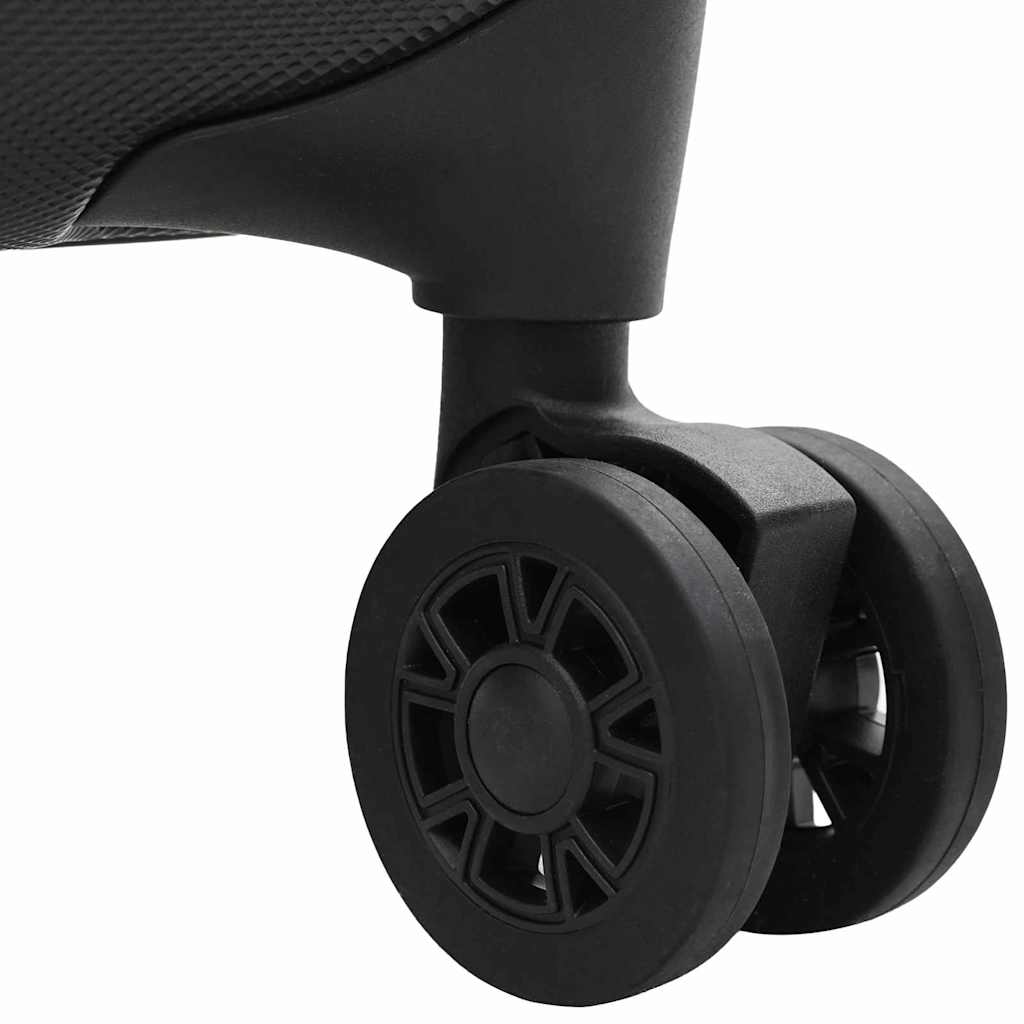 Suitcase Folding with Lock Black 43 x 27 x 66 cm ABS Plastic