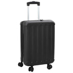 Suitcase Folding with Lock Black 43 x 27 x 66 cm ABS Plastic