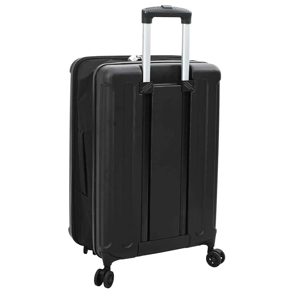 Suitcase Folding with Lock Black 43 x 27 x 66 cm ABS Plastic