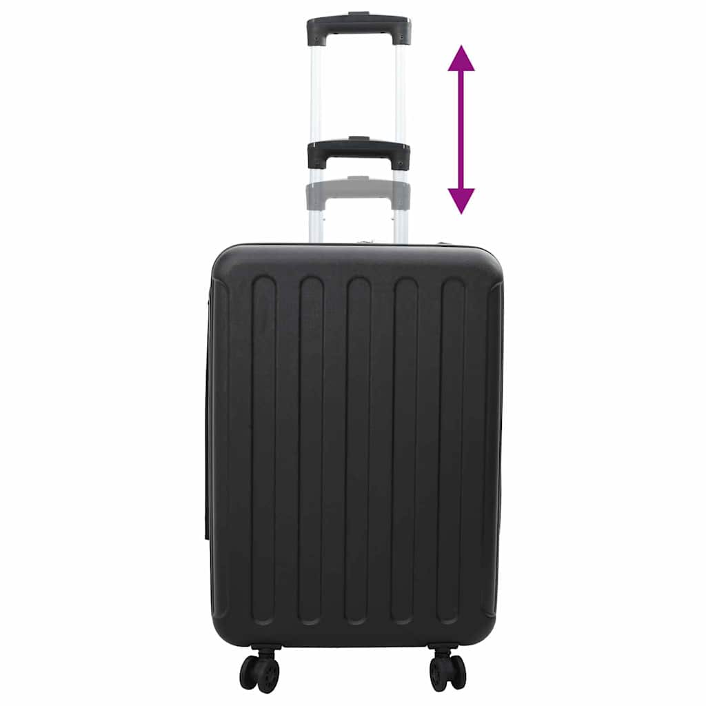 Suitcase Folding with Lock Black 43 x 27 x 66 cm ABS Plastic