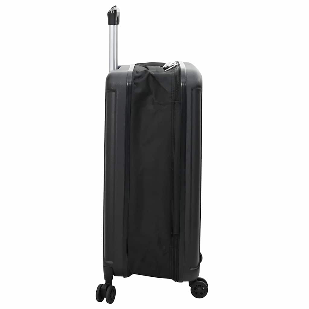 Suitcase Folding with Lock Black 43 x 27 x 66 cm ABS Plastic