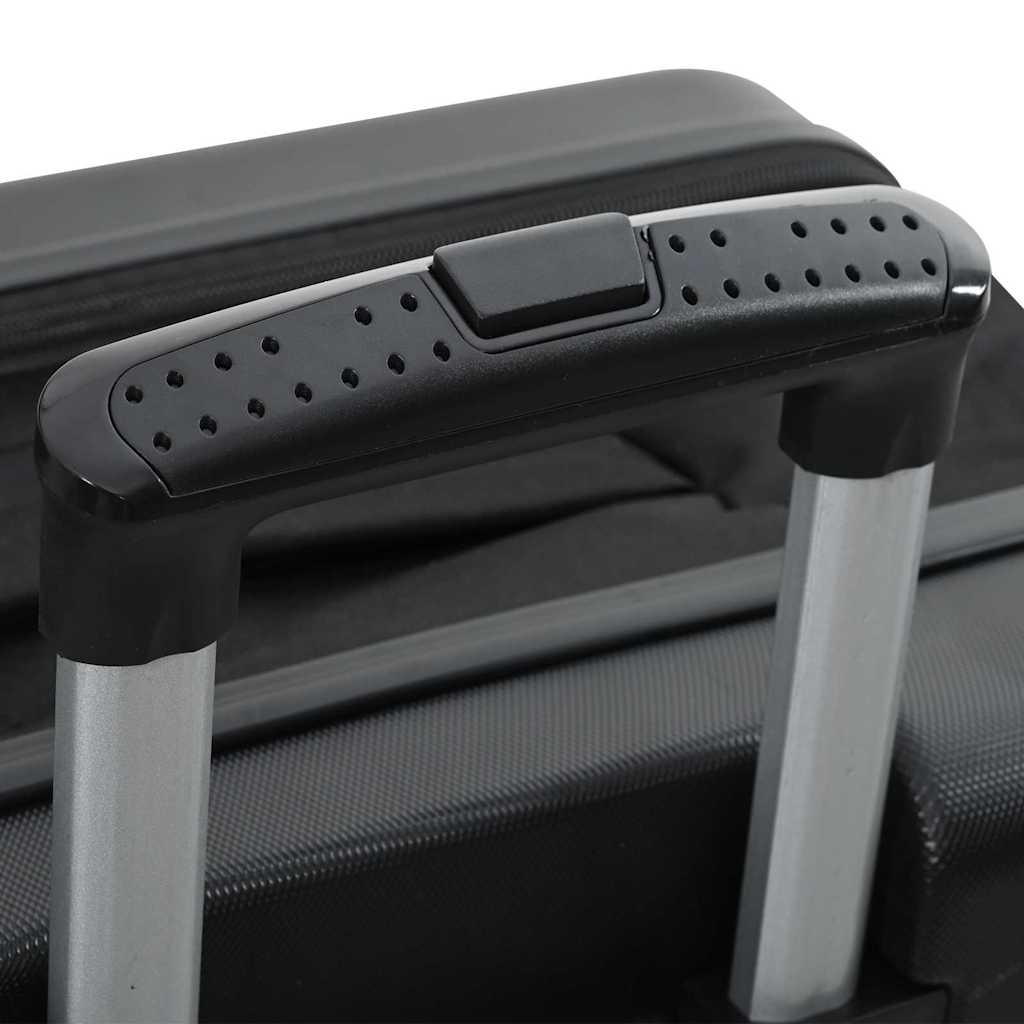 Suitcase Folding with Lock Black 50 x 30 x 76 cm ABS Plastic