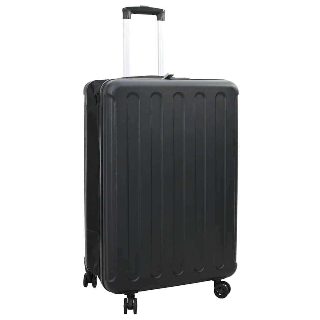 Suitcase Folding with Lock Black 50 x 30 x 76 cm ABS Plastic