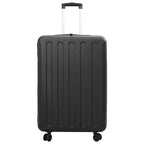 Suitcase Folding with Lock Black 50 x 30 x 76 cm ABS Plastic