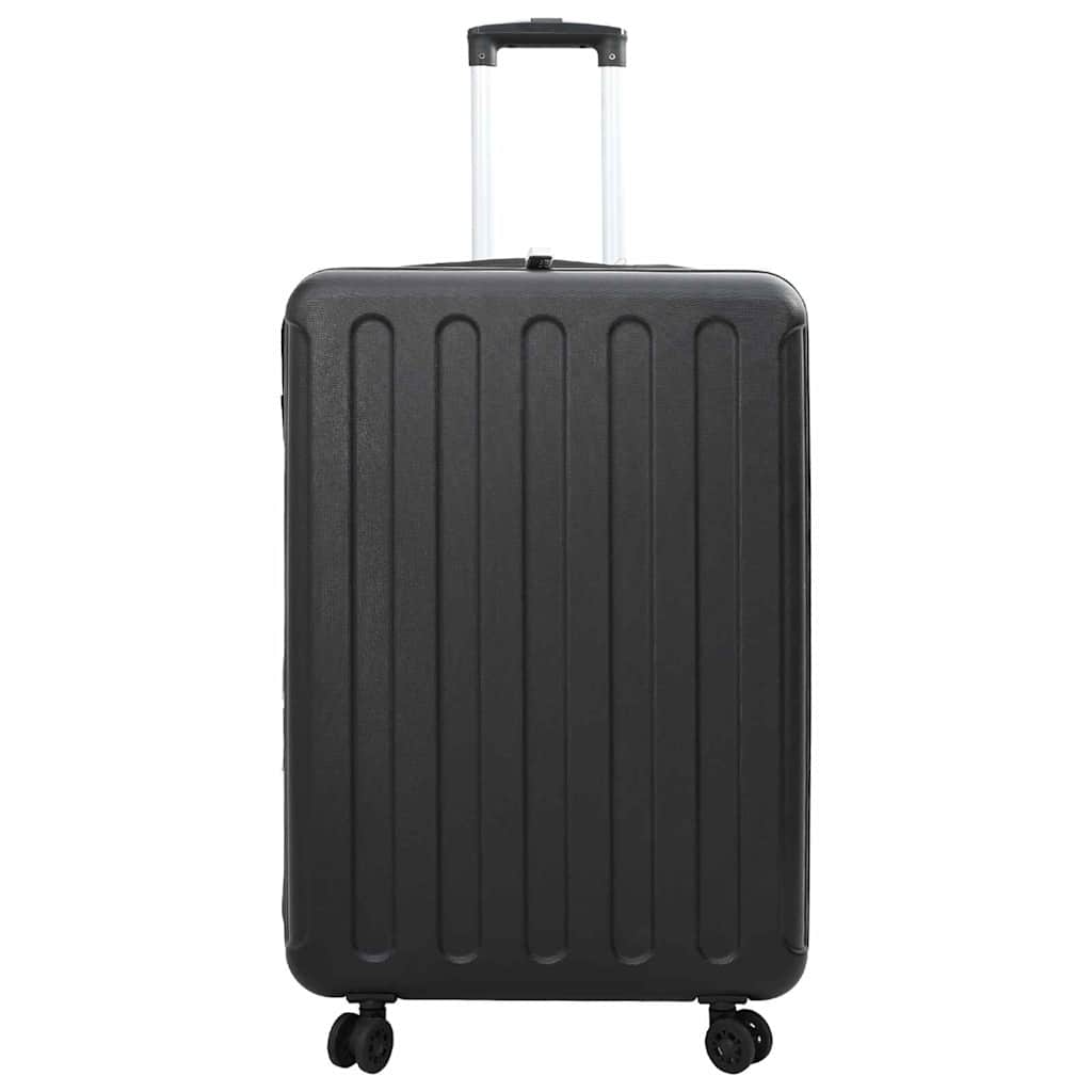 Suitcase Folding with Lock Black 50 x 30 x 76 cm ABS Plastic