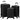 Suitcase Set 3 pcs Black 50 x 31 x 78 cm ABS Plastic, Steel