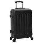 Suitcase with Lock 3 pcs Black 50 x 31 x 78 cm ABS Plastic