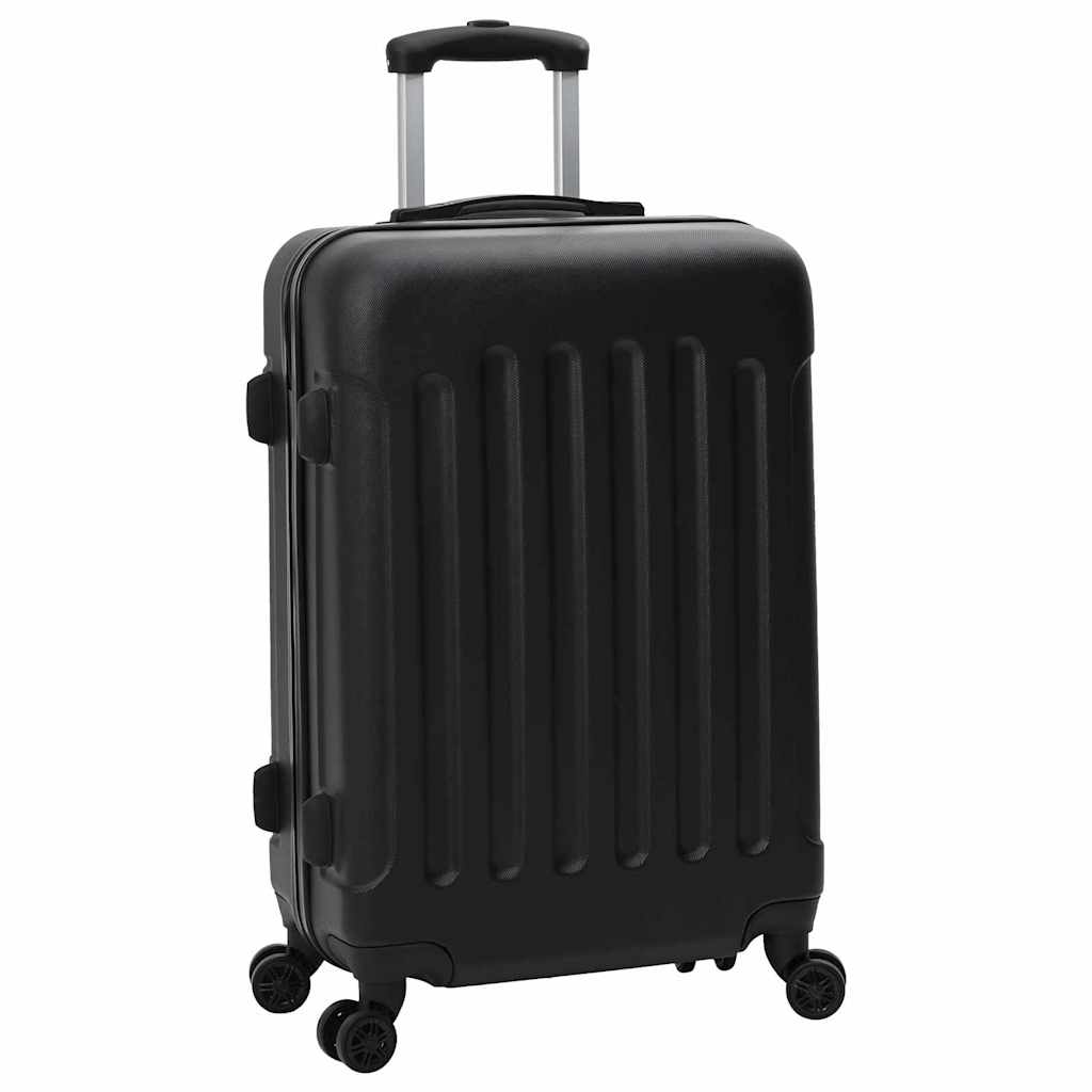 Suitcase with Lock 3 pcs Black 50 x 31 x 78 cm ABS Plastic