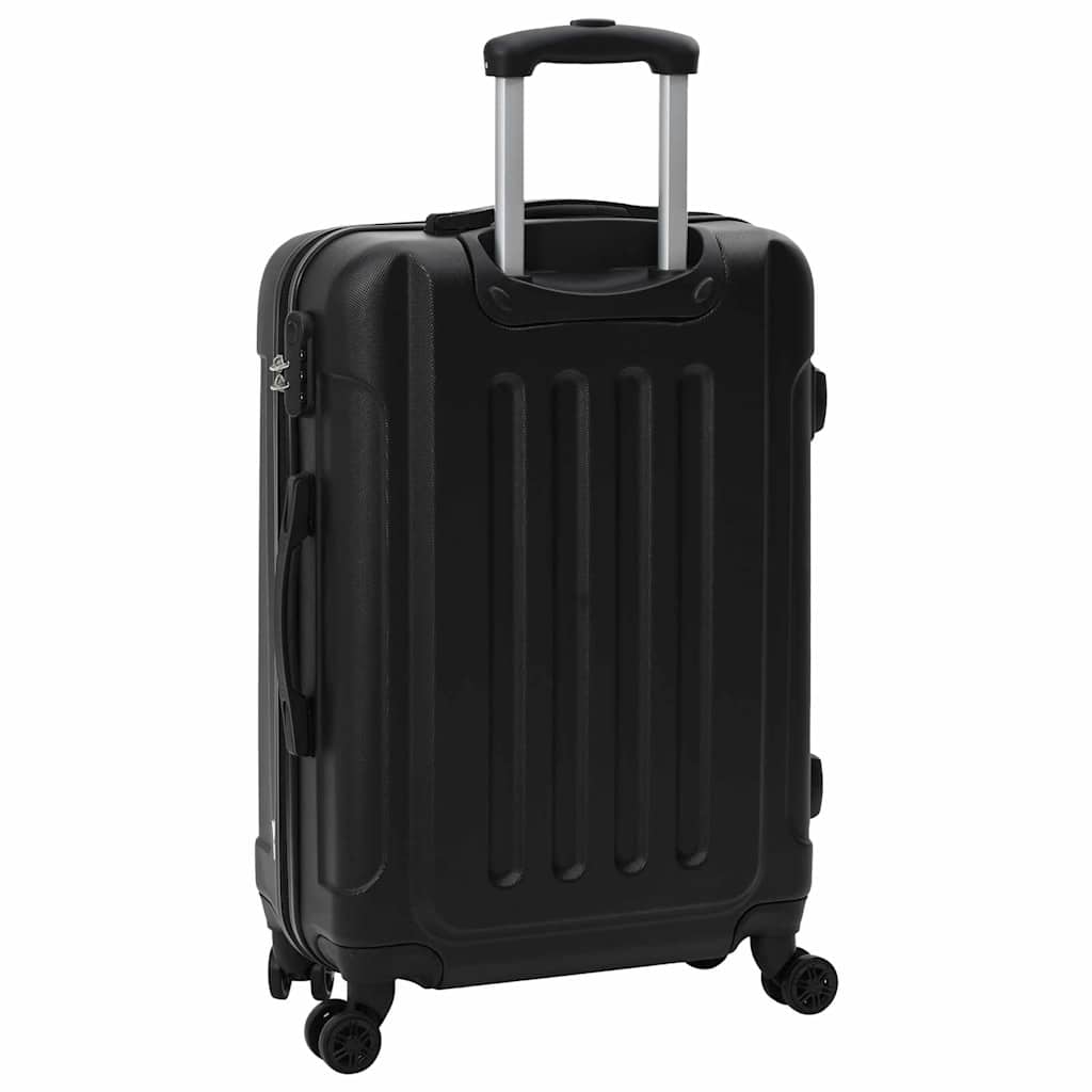 Suitcase with Lock 3 pcs Black 50 x 31 x 78 cm ABS Plastic