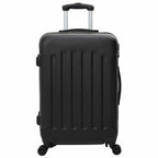 Suitcase with Lock 3 pcs Black 50 x 31 x 78 cm ABS Plastic