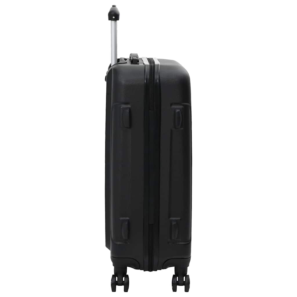 Suitcase with Lock 3 pcs Black 50 x 31 x 78 cm ABS Plastic