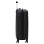 Suitcase with Lock 3 pcs Black 50 x 31 x 78 cm ABS Plastic