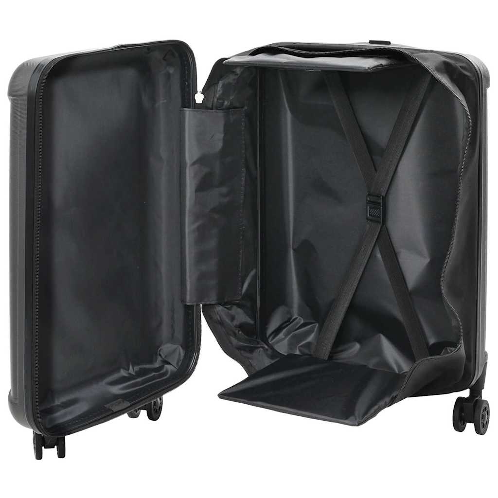 Suitcase Folding Dark grey 34 x 23 x 55.5 cm ABS Plastic