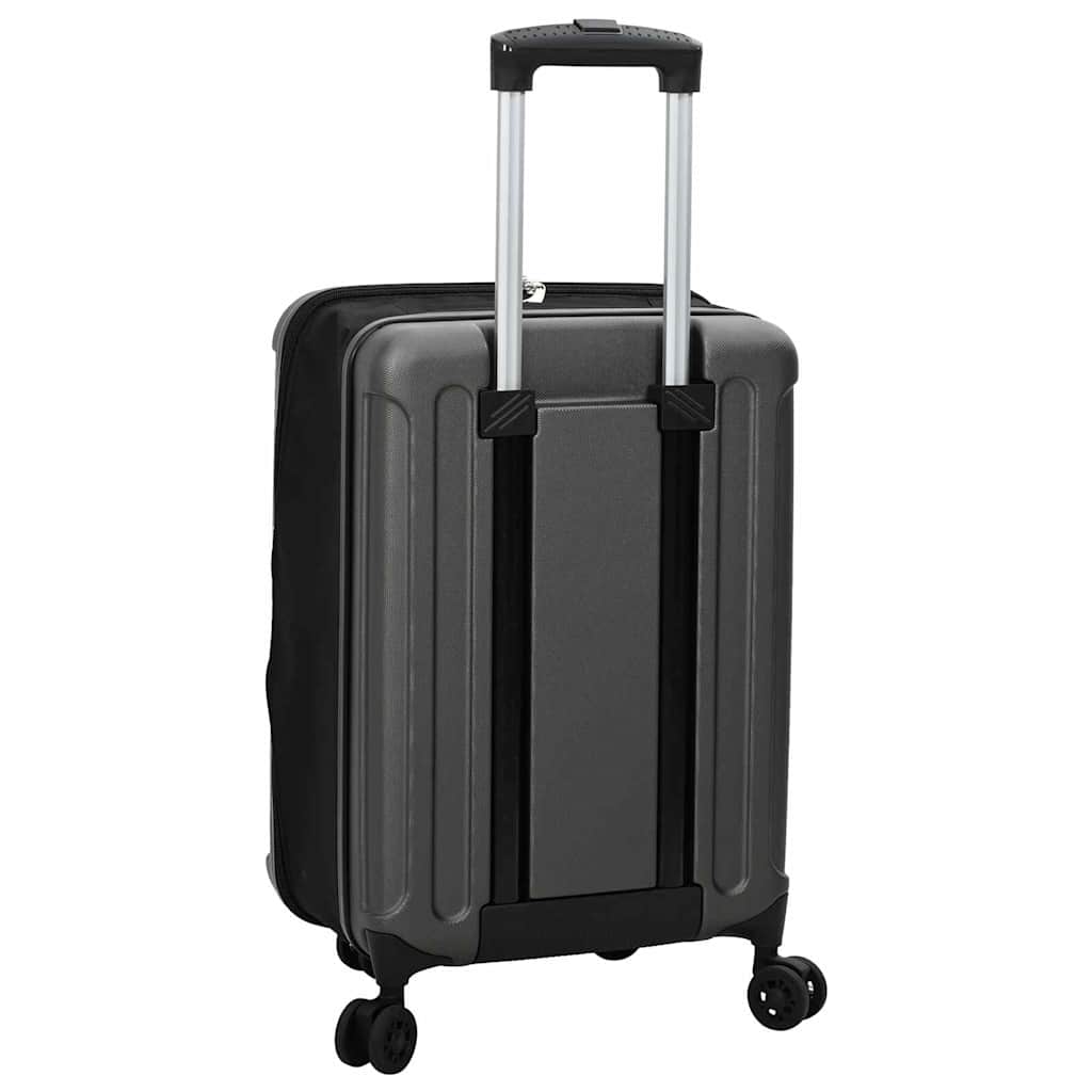 Suitcase Folding Dark grey 34 x 23 x 55.5 cm ABS Plastic
