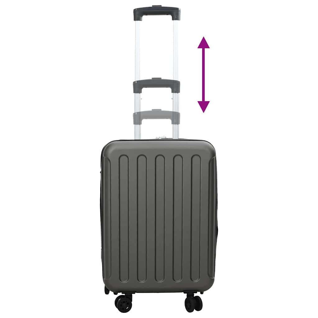 Suitcase Folding Dark grey 34 x 23 x 55.5 cm ABS Plastic