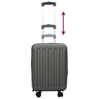 Suitcase Folding Dark grey 34 x 23 x 55.5 cm ABS Plastic