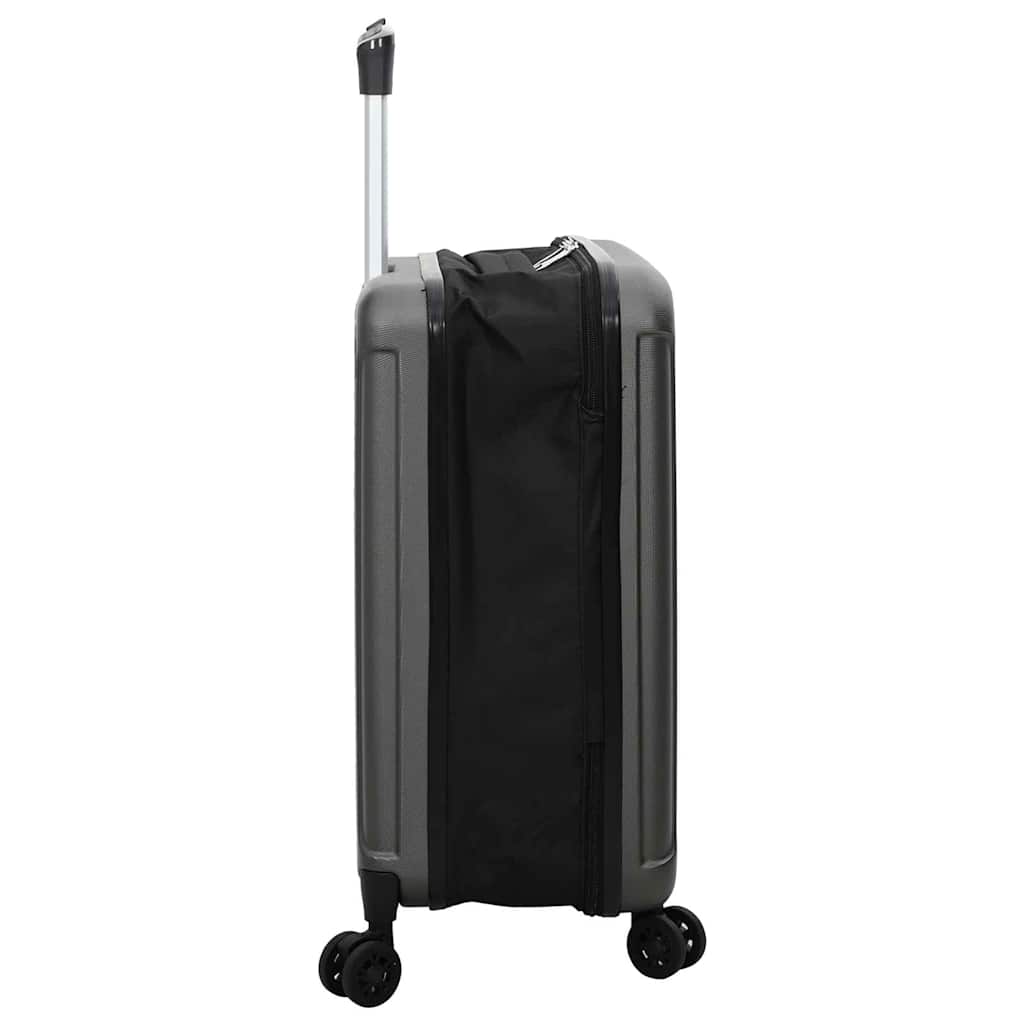 Suitcase Folding Dark grey 34 x 23 x 55.5 cm ABS Plastic