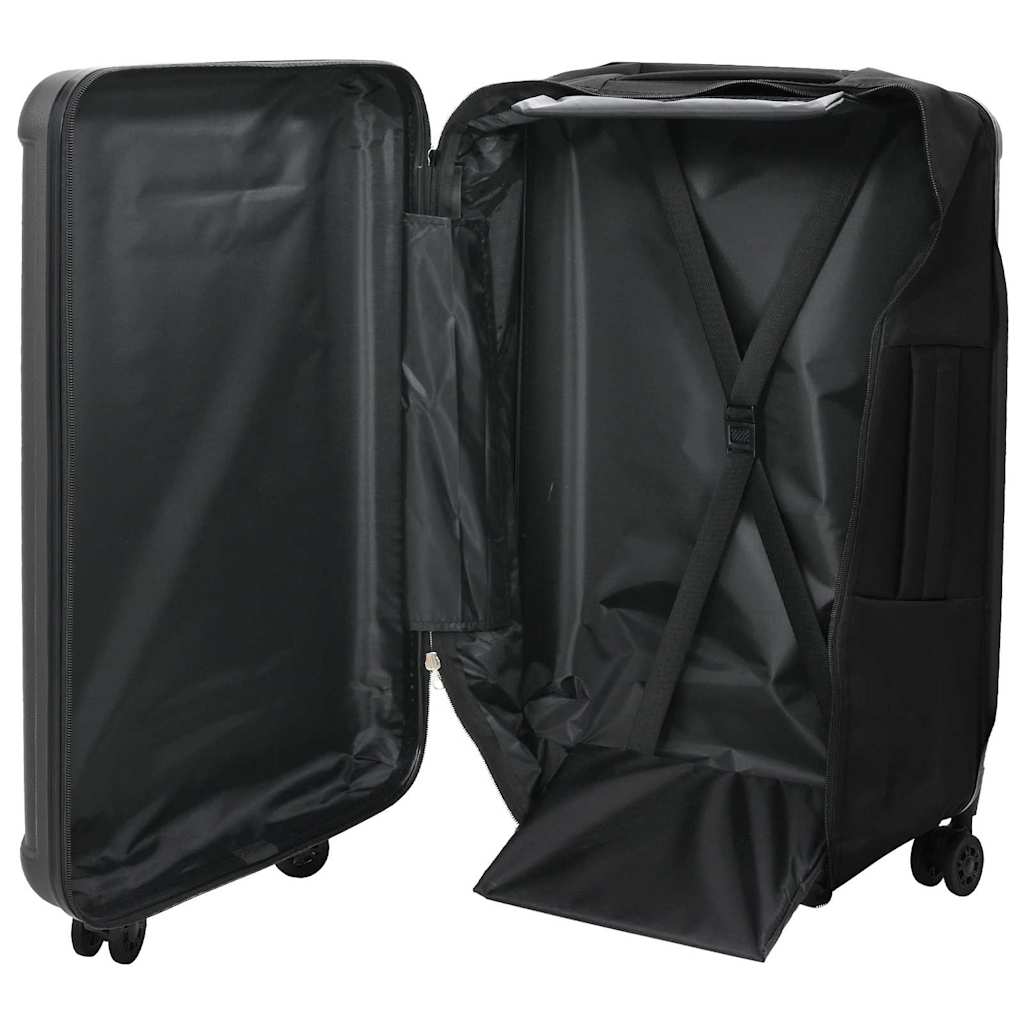 Suitcase Folding Dark grey 43 x 27 x 66 cm ABS Plastic