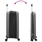 Suitcase Folding Dark grey 43 x 27 x 66 cm ABS Plastic