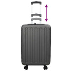 Suitcase Folding Dark grey 43 x 27 x 66 cm ABS Plastic