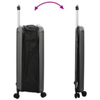 Suitcase Folding Dark grey 50 x 30 x 76 cm ABS Plastic