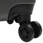 Suitcase with Lock 3 pcs Dark Grey 50 x 31 x 78 cm ABS Plastic