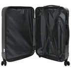 Suitcase with Lock 3 pcs Dark Grey 50 x 31 x 78 cm ABS Plastic