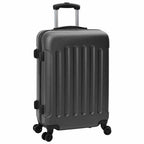 Suitcase with Lock 3 pcs Dark Grey 50 x 31 x 78 cm ABS Plastic
