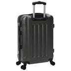 Suitcase with Lock 3 pcs Dark Grey 50 x 31 x 78 cm ABS Plastic