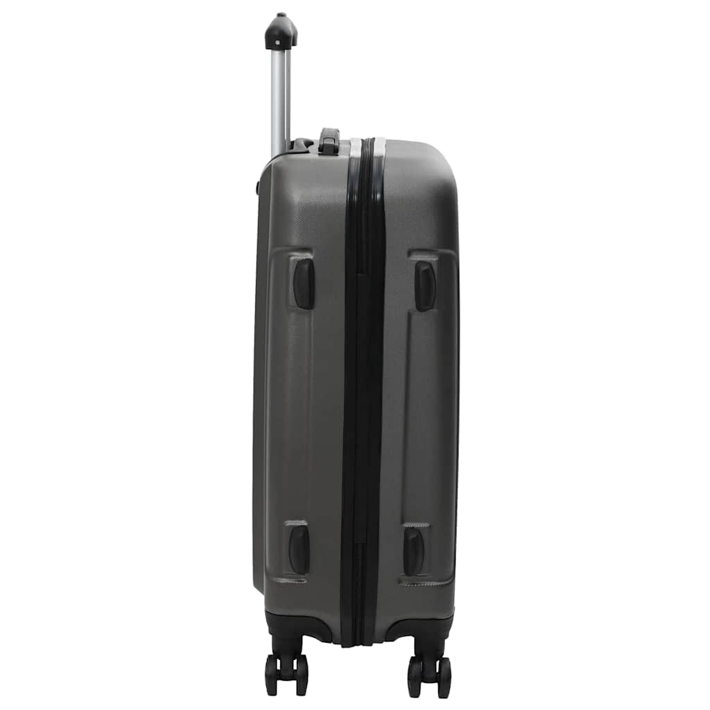 Suitcase with Lock 3 pcs Dark Grey 50 x 31 x 78 cm ABS Plastic