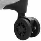 Suitcase Folding with Lock Silver 43 x 27 x 66 cm ABS Plastic