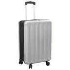Suitcase Folding with Lock Silver 43 x 27 x 66 cm ABS Plastic