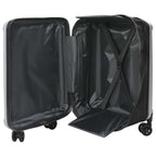 Suitcase Folding with Lock Silver 43 x 27 x 66 cm ABS Plastic