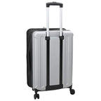 Suitcase Folding with Lock Silver 43 x 27 x 66 cm ABS Plastic