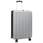 Suitcase Folding with Lock Silver 50 x 30 x 76 cm ABS Plastic