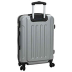 Suitcase with Lock 3 pcs Silver 50 x 31 x 78 cm ABS Plastic