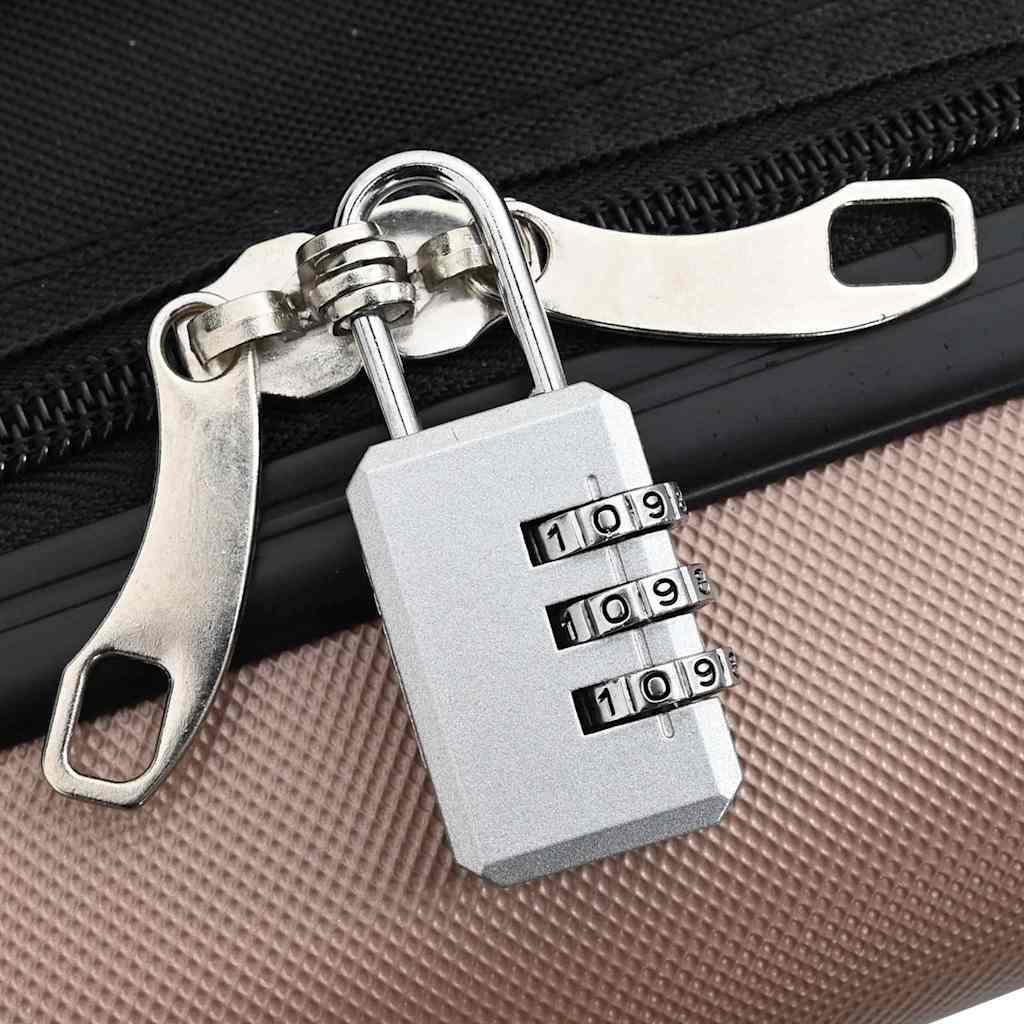 Suitcase Folding Rose gold 34 x 23 x 55.5 cm ABS Plastic