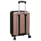 Suitcase Folding Rose gold 34 x 23 x 55.5 cm ABS Plastic