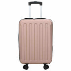 Suitcase Folding Rose gold 34 x 23 x 55.5 cm ABS Plastic