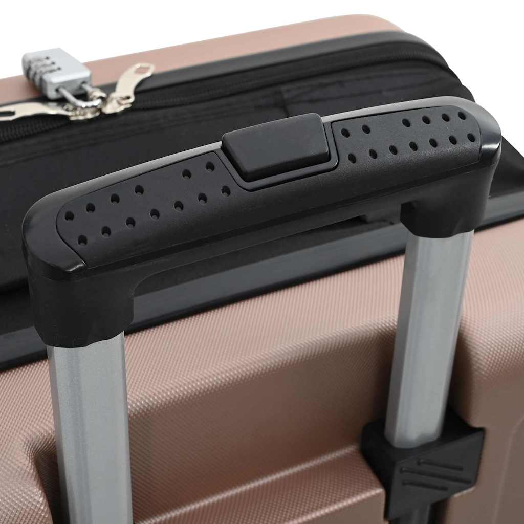 Suitcase Folding Rose gold 43 x 27 x 66 cm ABS Plastic