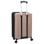 Suitcase Folding Rose gold 43 x 27 x 66 cm ABS Plastic